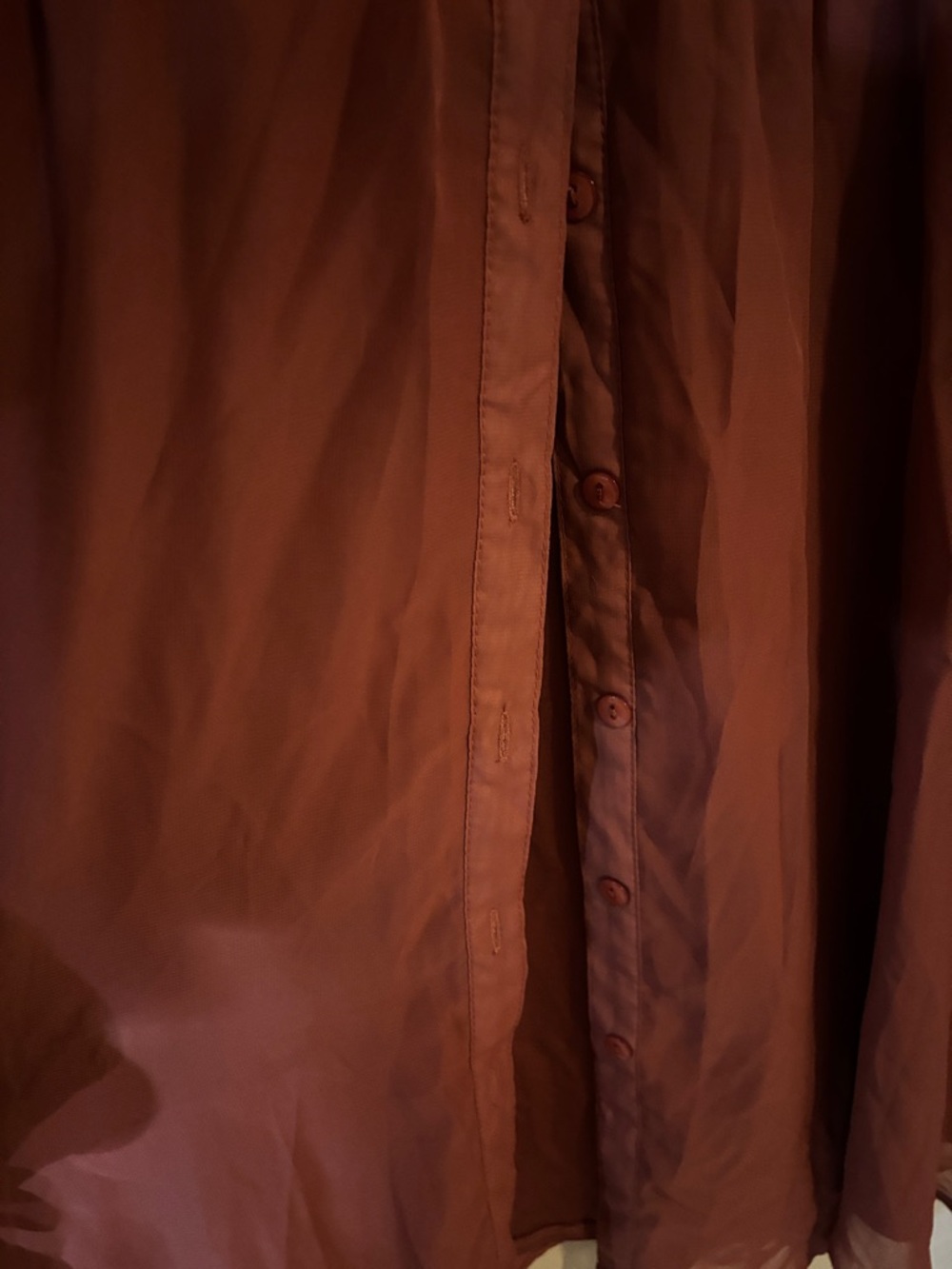 Almost Famous Mauve Long-Sleeve Belted Shirt Dress - Picture 7 of 10